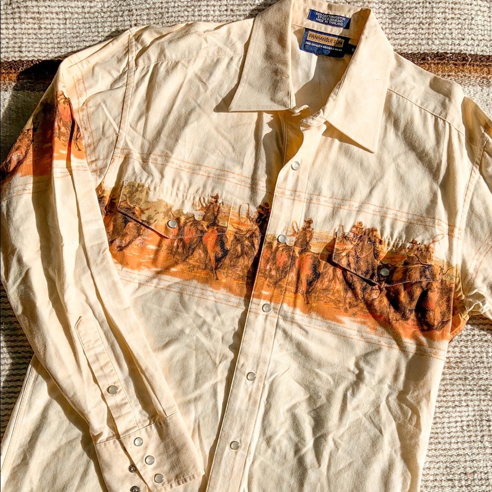 vintage panhandle slim pearl snap